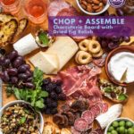 Planning out a charcuterie plate involves mixing a variety of meats and pickles. This charcuterie platter is perfect with dried fig relish.