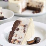 Chocolate Ice Cream Cake with Figs