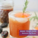 If you like drinking kombucha, make a vinegar shrub with dried figs. Mixed with sparkling water, you'll love sipping a sweet and sour fig shrub.