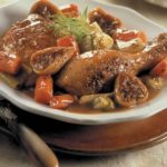 braised chicken with figs and fennel