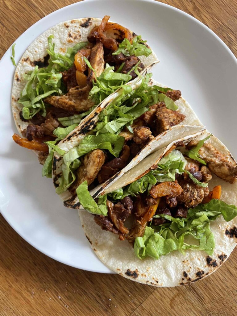 Make every night taco Tuesday night with chicken black bean tacos. Figs and spices make these chicken and black bean tacos irresistible.
