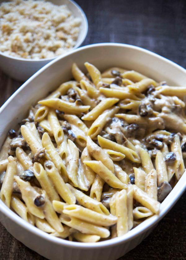 Four Cheese Penne Pasta with figs