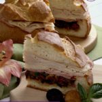 Giant Picnic Sandwich with Fig Olive Spread Recipe
