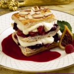 Raspberry and Fig Puff Pastry Napoleons
