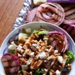 Feeling in a rut with grilled chicken salads? Spoon on some spiced fig sauce to top a grilled chicken salad recipe you'll love.