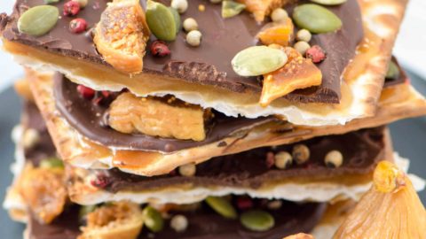 Caramel Matzoh Crunch with Figs & Pepitas - Valley Fig Growers