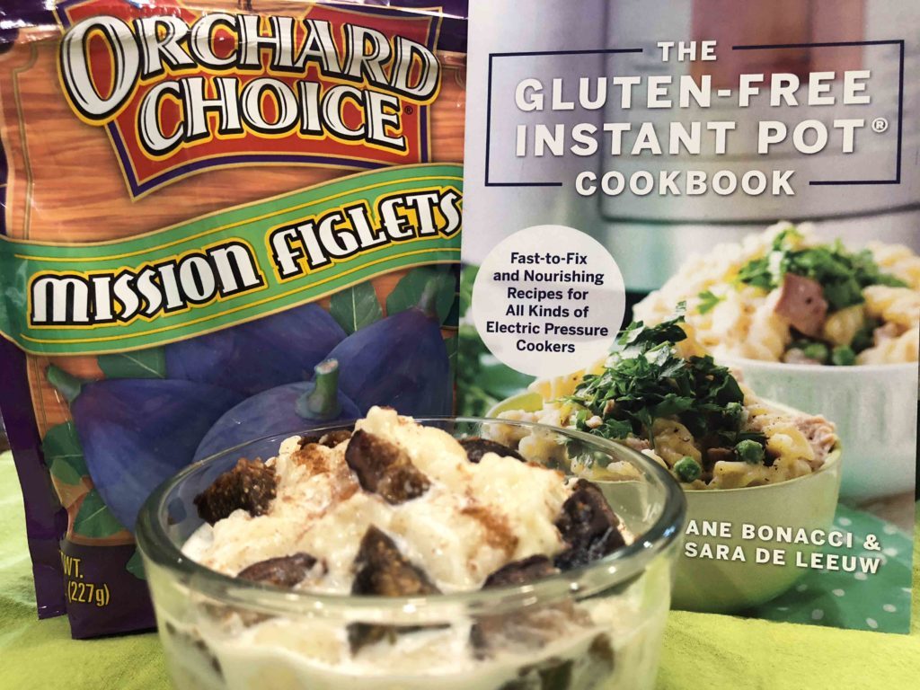 Instant Pot Rice Pudding with Figs