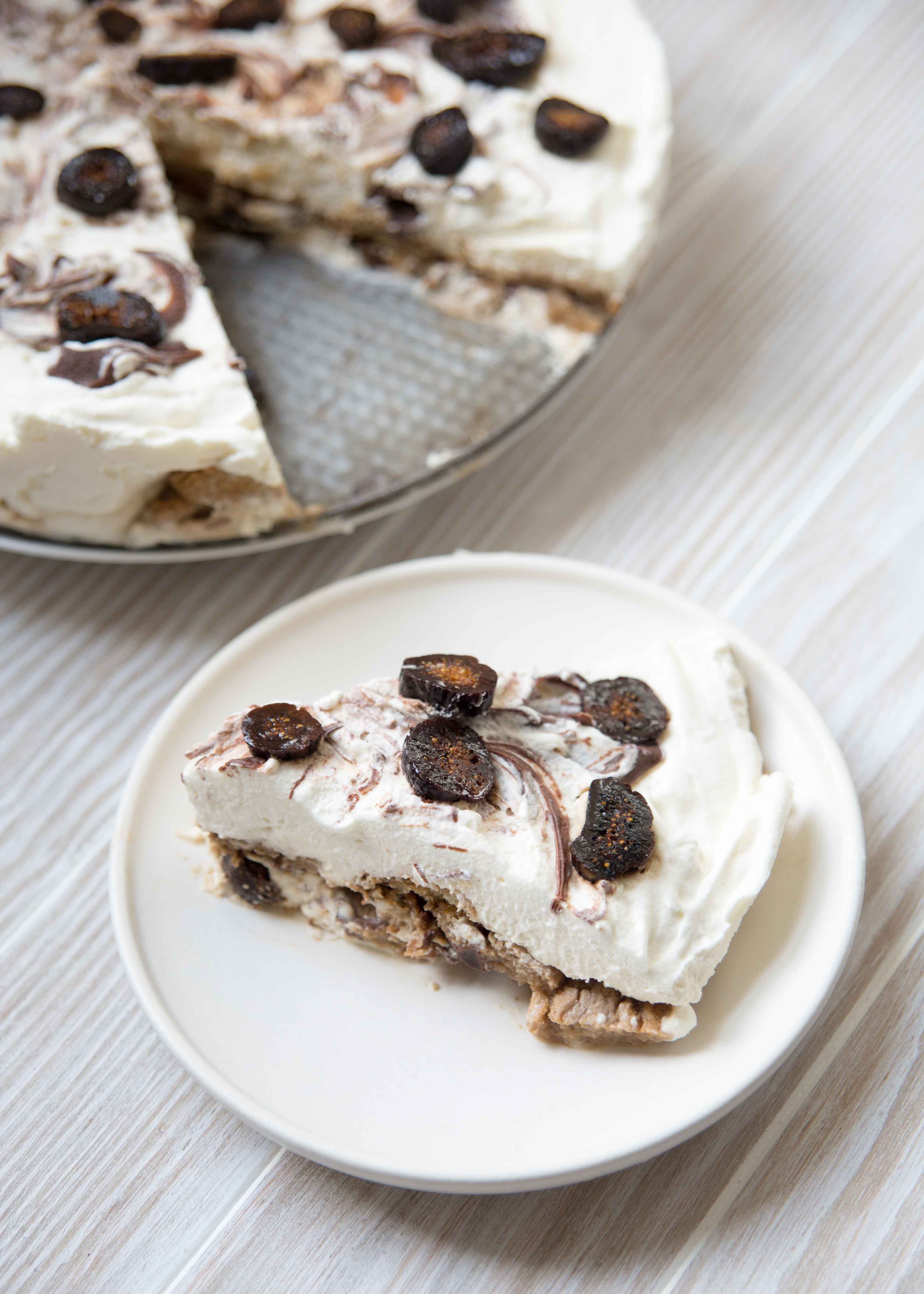 Mocha Lady Finger Icebox Cake With Dried Figs Valley Fig Growers