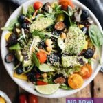 Vegetarian Chopped Salad with Dried Figs and Avocado
