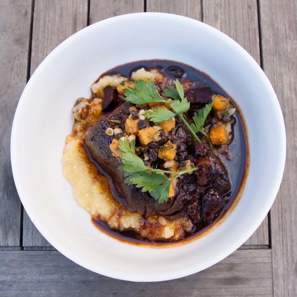 Our Guinness braised beef short ribs recipe is tasty to eat beyond St. Patrick's Day. Braised beef short ribs and figs make this a cozy dish.