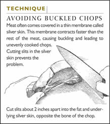 avoiding buckled chops diagram