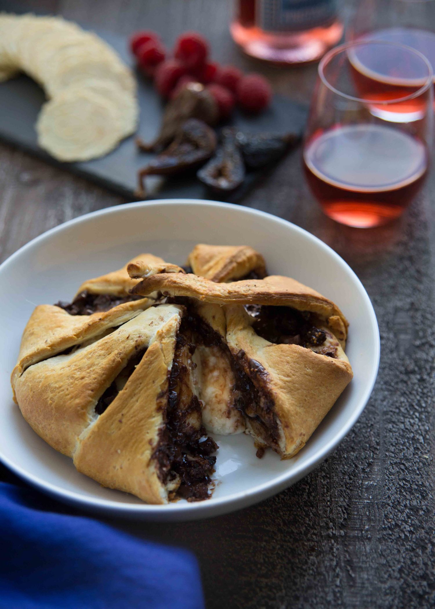 Chocolate Brie en Croute with Dried Figs - Valley Fig Growers