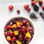 Make cranberry sauce for Thanksgiving. Orange cranberry sauce with sweet dried mission figs is the right companion to serve with turkey.