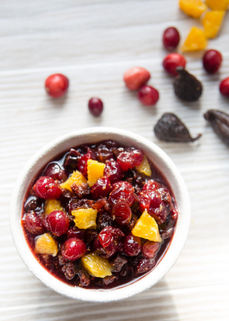 California Fig-Cranberry Sauce with Oranges and Port