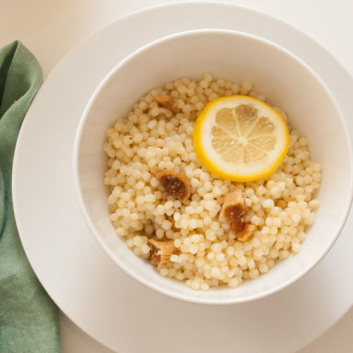  Lemon Infused Pearl Couscous with California Figs