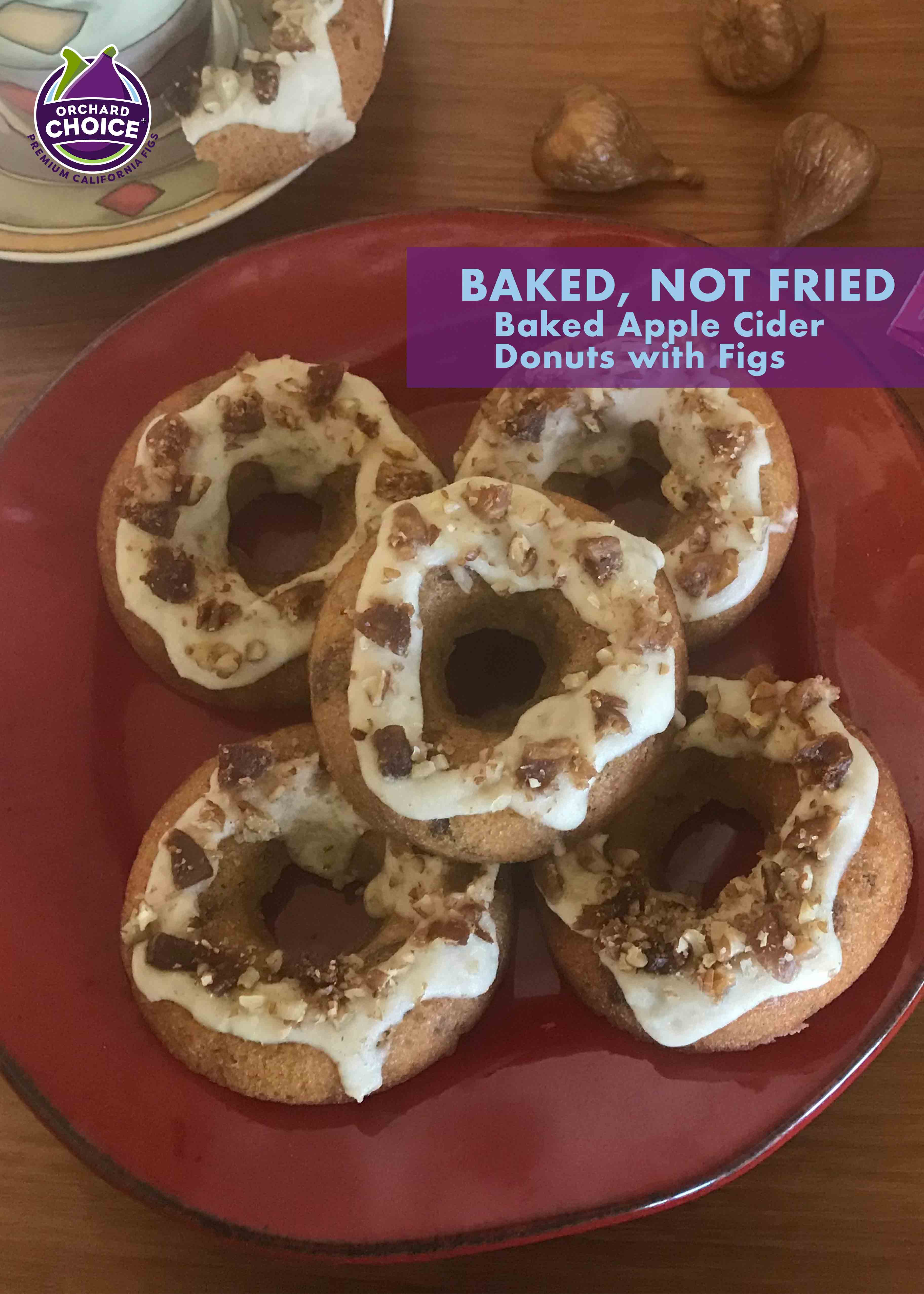 Baked Apple Cider Donuts with Figs Valley Fig Growers