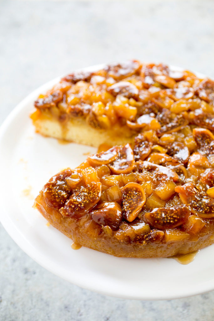 Fig and Pineapple Upside-Down Cake