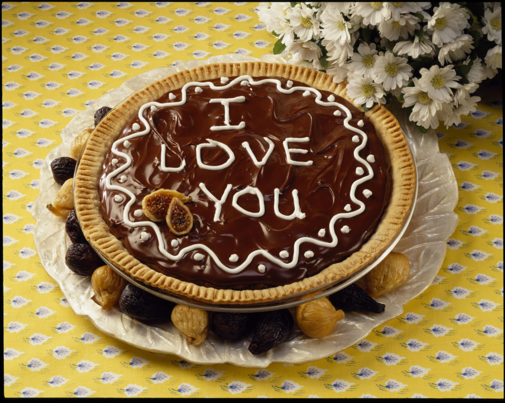 I love you brownie pie