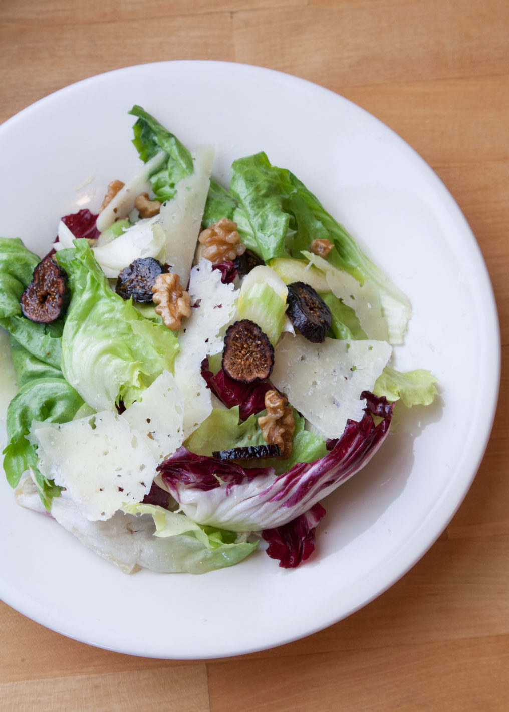 Escarole Salad with Figs and Manchego
