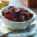 Lentils with figs & Sausage