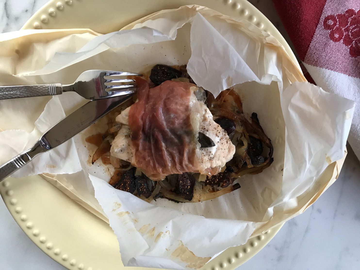 Chicken Baked in Parchment Valley Fig