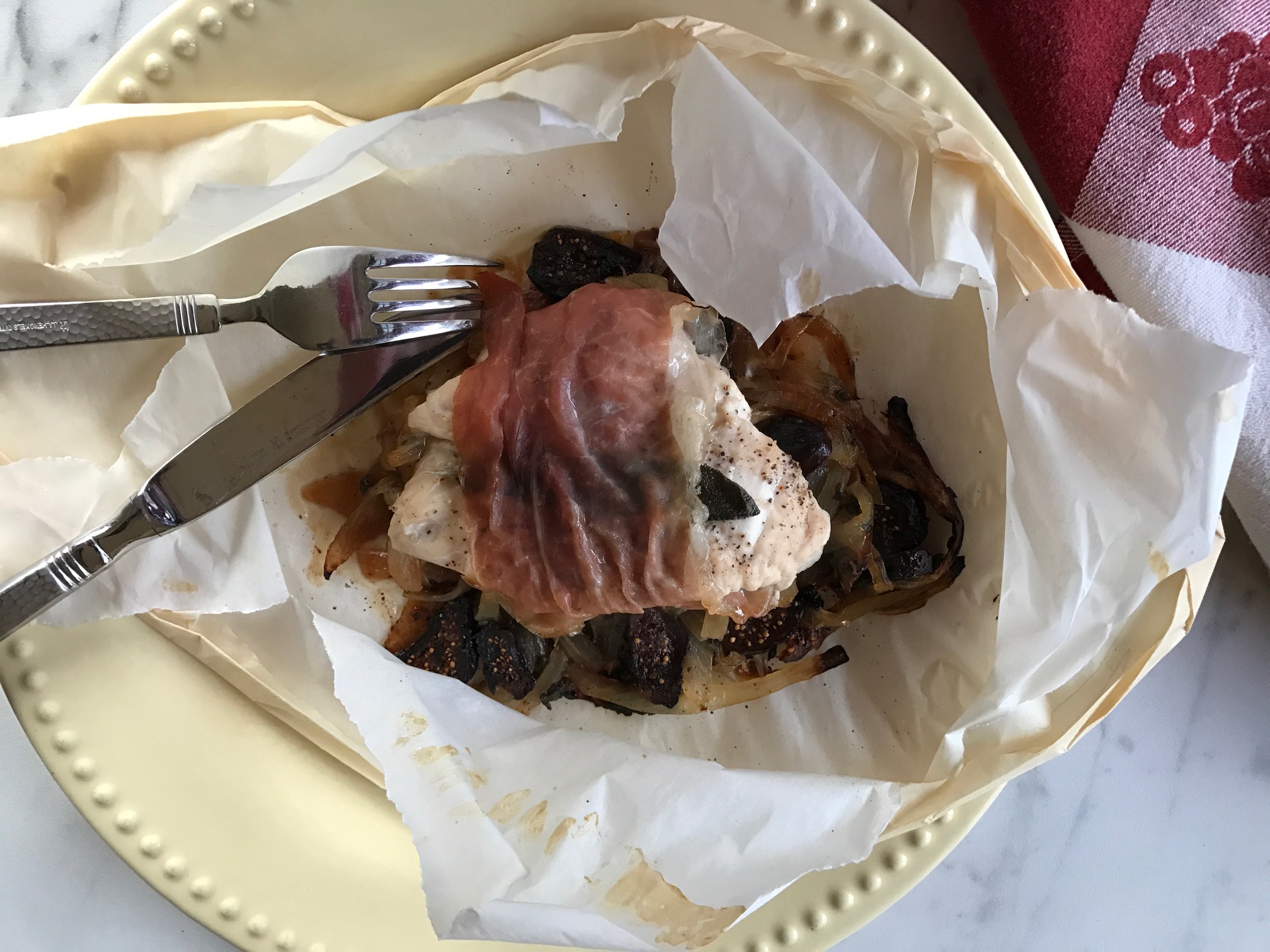 Chicken Baked in Parchment Valley Fig