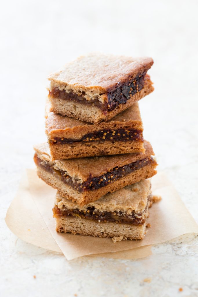 Your favorite childhood fig bars updated. Our fig bar recipe is less sweet. The soft fig bars recipe makes a nostalgic treat.