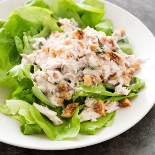 This tuna salad recipe will have you take two. Mix up your tuna salad routine with basil and California Figs.