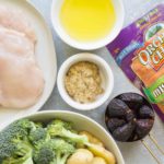 When it comes to getting a healthy dinner on the table in a hurry, look no further than mustard fig sheet pan chicken breast and vegetables.