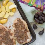 mustard fig chicken sheet pan