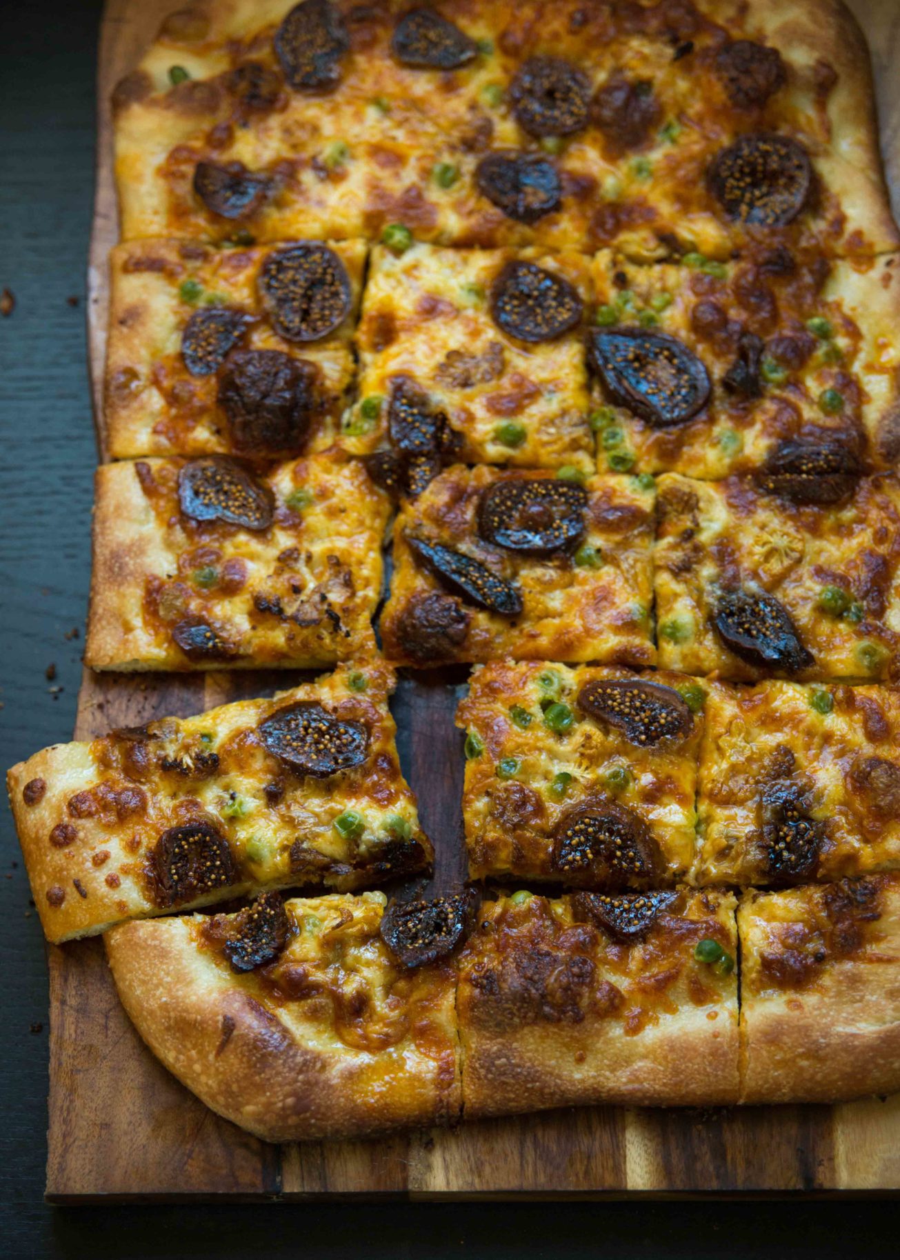 Using store-bought pizza dough means any night can be pizza night in our Curry Pizza with Figs and Cauliflower.