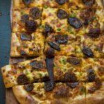 Curry Pizza with Figs and Cauliflower