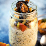 cinnamon fig overnight oats - mediterranean diet breakfast recipes