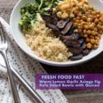 Easy meal alert! Make a pot of quinoa to meal prep for the week ahead. As you consider quinoa bowl ideas, reach for an Asiago Kale Salad Kit and our dried figs.