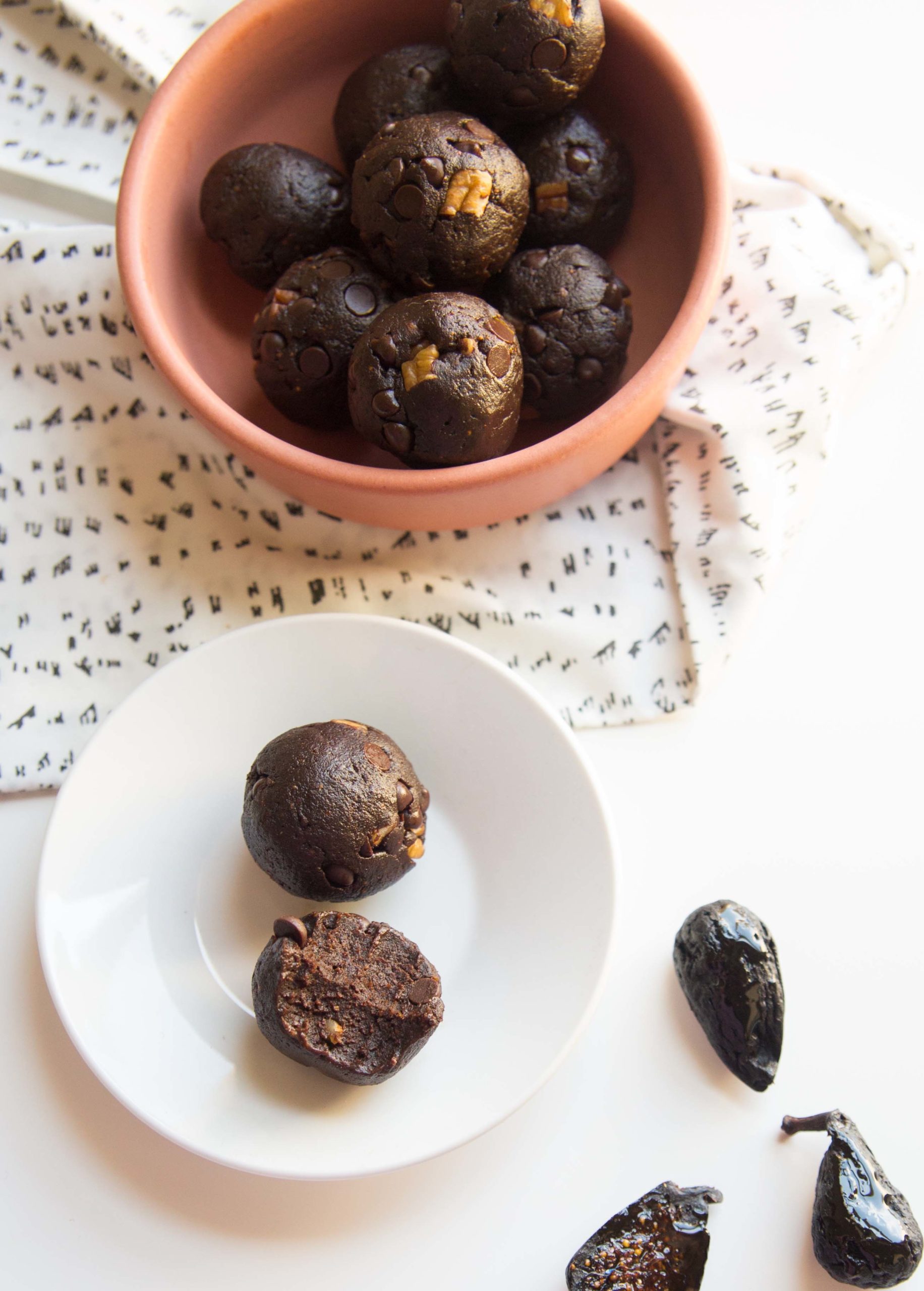 Fudgy Chocolate Dried Fig Bliss Balls - Valley Fig Growers