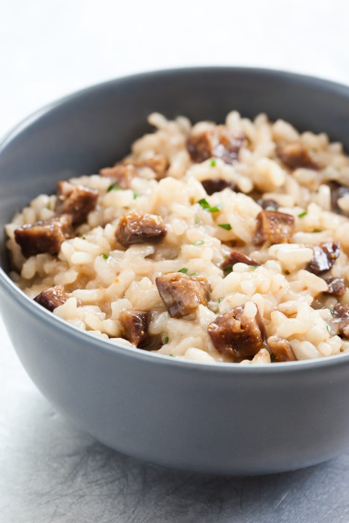 Think risotto’s hard? This almost hands-free risotto is from you. Seasoned with Parmesan, herbs, and dried figs, you’ll crave America’s Test Kitchen risotto.