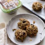 Packed full of good-for-you ingredients like dried figs, eat a breakfast oatmeal cookie in the morning. Healthy cookies for kids are great for grab and go.