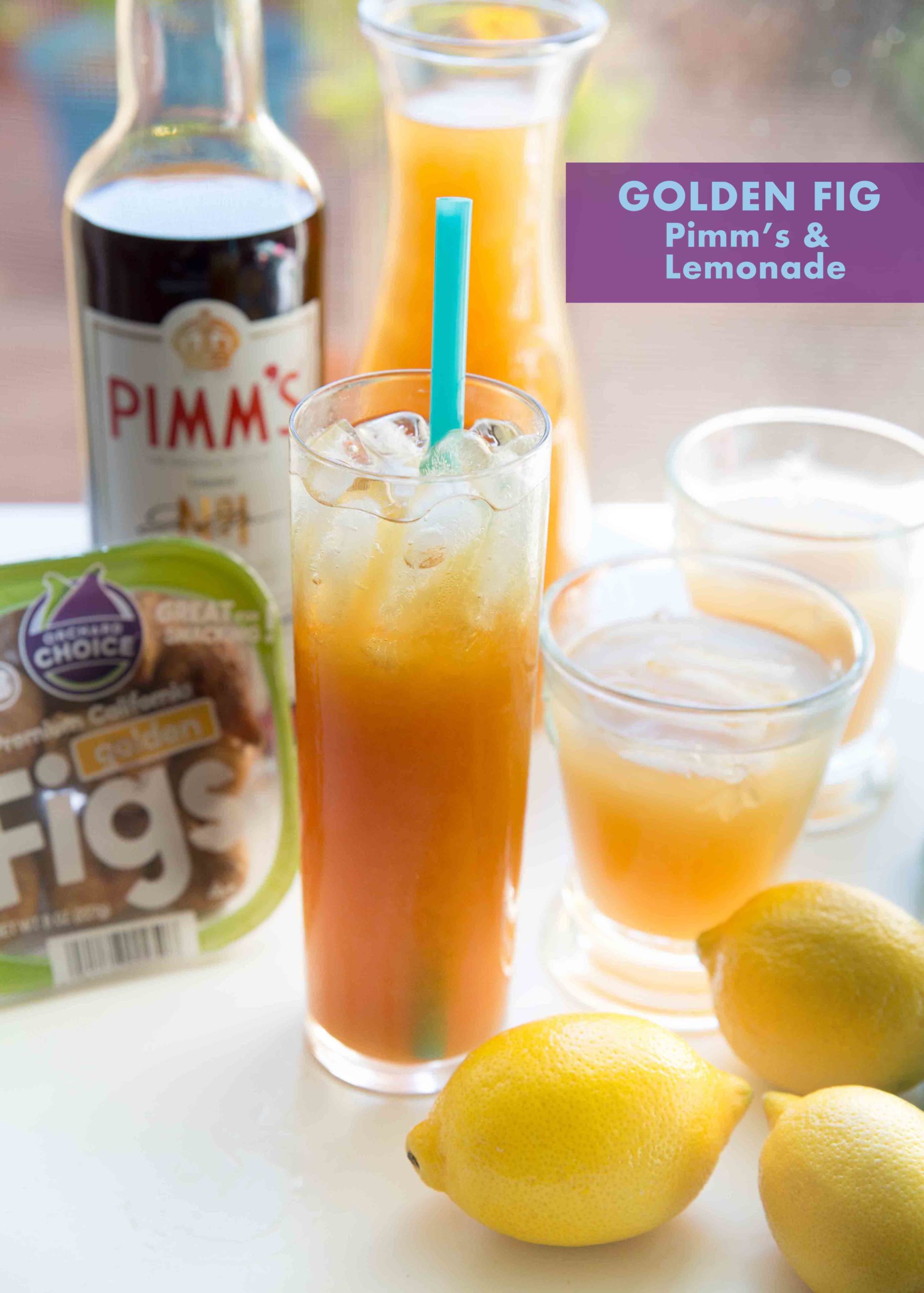 Golden Fig Pimms and Lemonade Valley Fig Growers