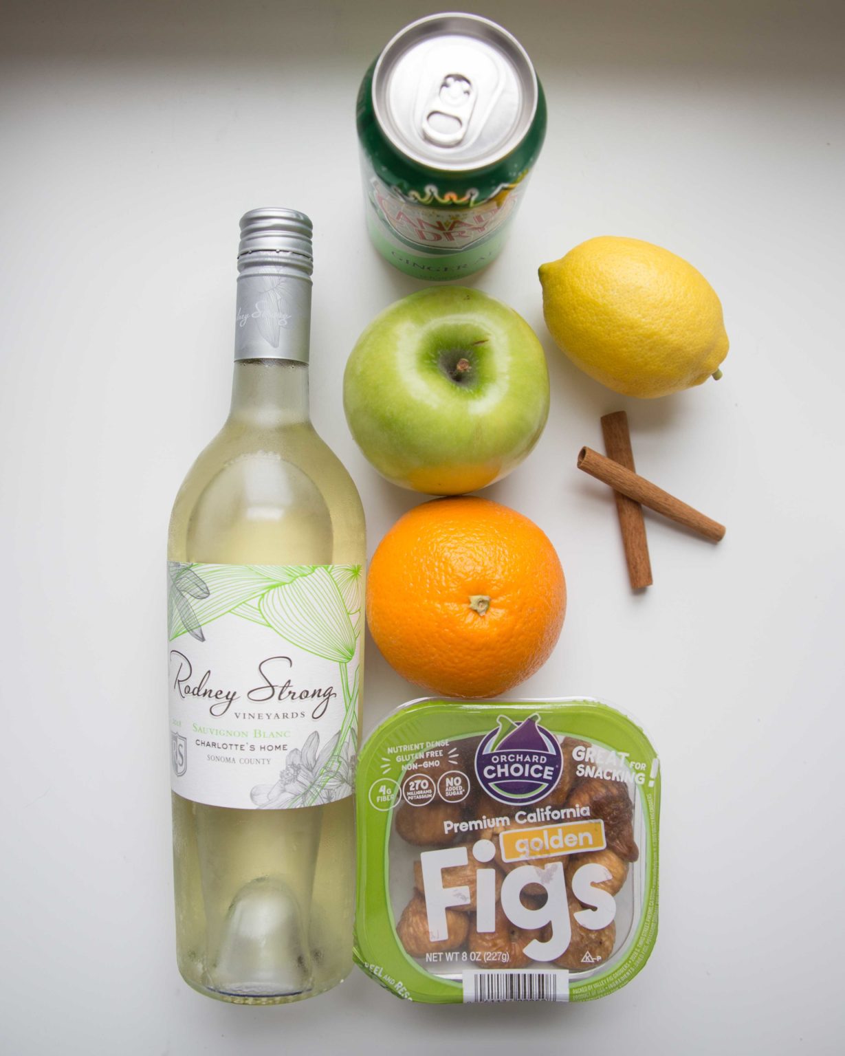 Fig White Wine Sangria with Ginger Ale Valley Fig Growers