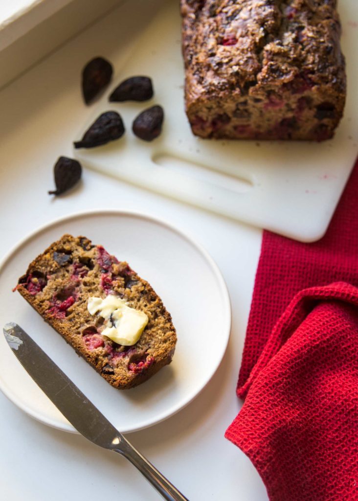 Our cranberry quickbread marries decadence & a smart ingredient swap in holiday baking. Bake cranberry orange quickbread for a homemade gift.