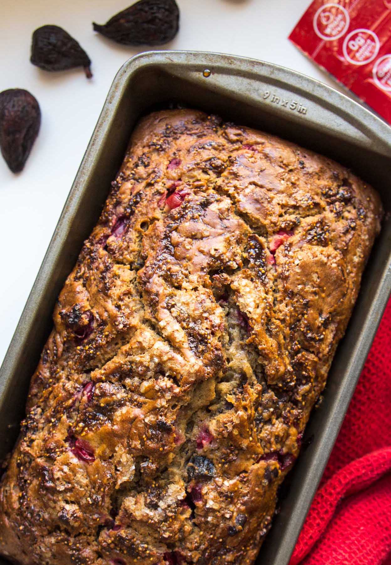 Our cranberry quickbread marries decadence & a smart ingredient swap in holiday baking. Bake cranberry orange quickbread for a homemade gift.