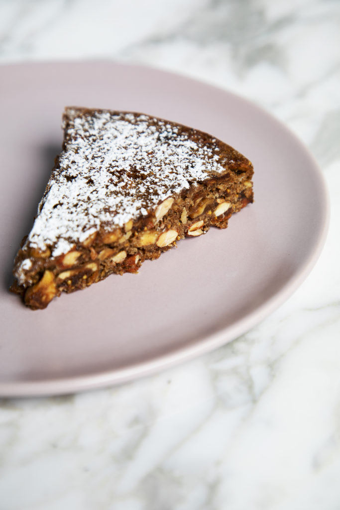 A great gift anytime, dried figs and toasted nuts make Chef Joanne Weir's panforte recipe, perfect for cheese boards or happy hour.