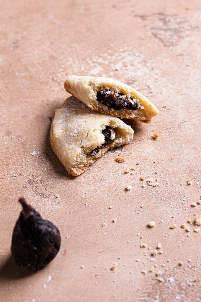 Try cookies with a coffee fig filling that can easily be shaped into a hamantashen cookie—don't miss our variation recipe for hamantashen. These are for coffee lovers.