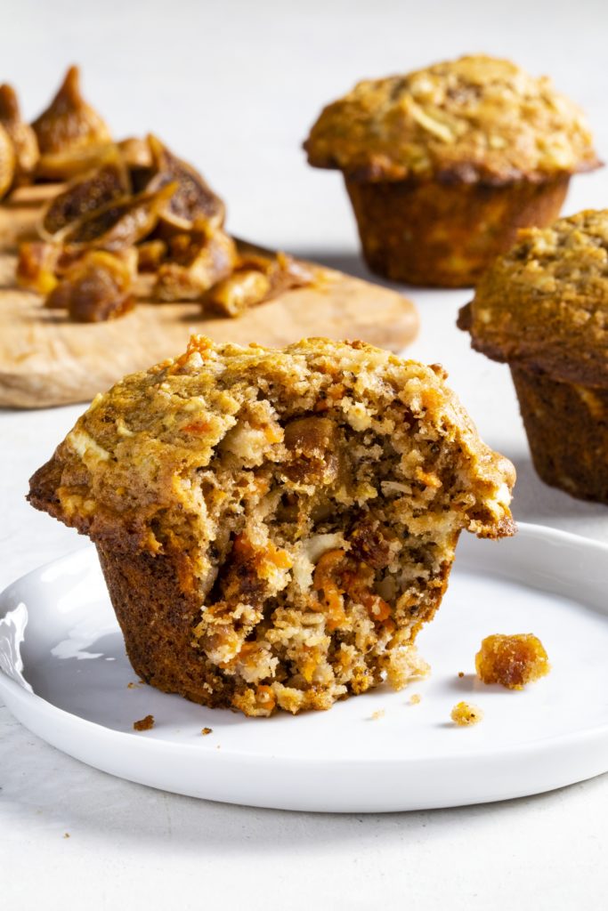Morning Glory Muffins with Figs