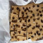 Peanut butter fudge with sweetened condensed milk, meet dried figs. If PB&J had a chewy candy cousin, this fig peanut butter fudge with condensed milk is it!