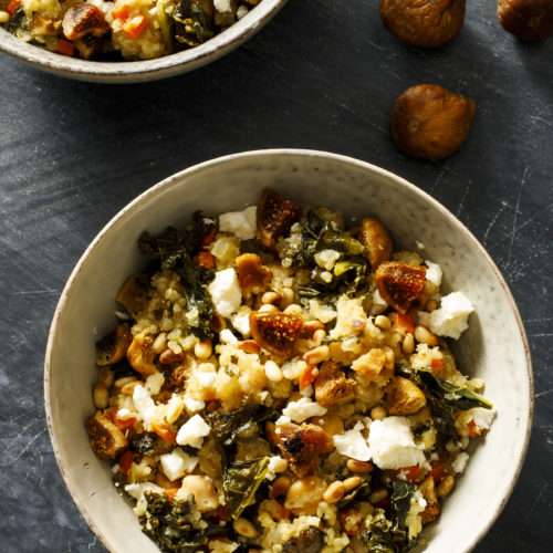 Quinoa side dish recipes add extra protein on the plate. Top with toasted pine nuts & dried figs for a Cook's Country quinoa side dish recipe that's a keeper.