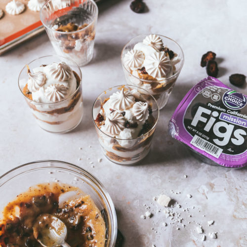 Eton Mess Parfaits with Fig Curd