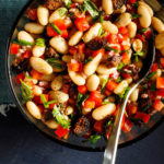 Salad with cannellini beans is a plant-based meal for picnics. Make a bowl of cannellini bean salad with red peppers and figs for your next outdoor meal.