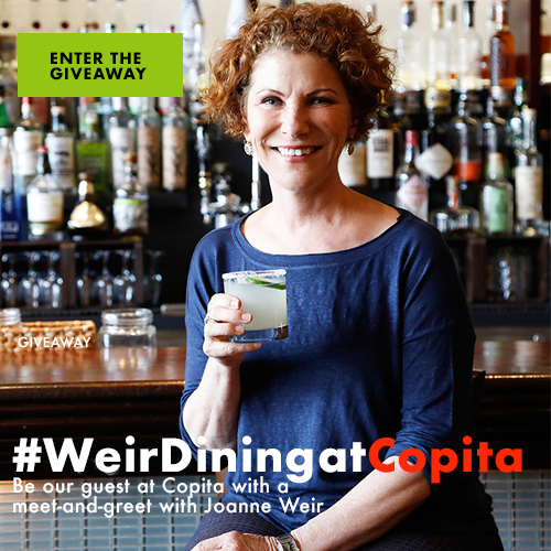 Weir dining at Copita graphic