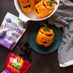 Jack O’ Lantern Stuffed Peppers with Beef + Figs